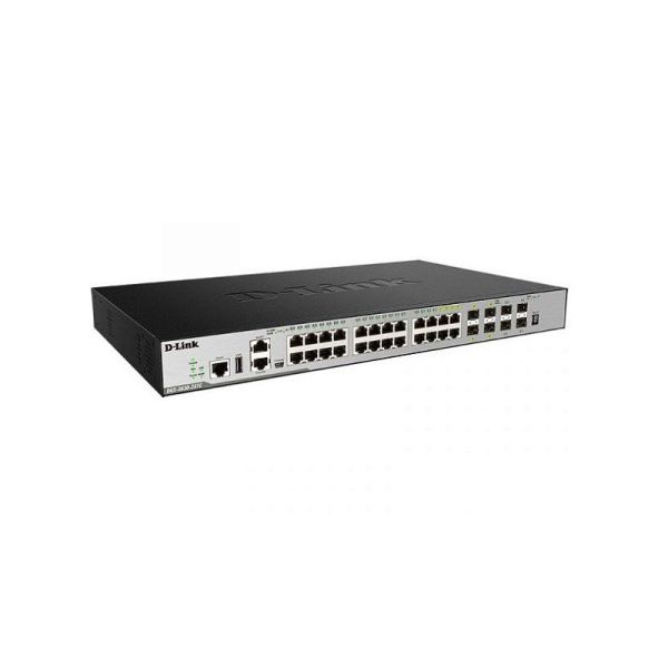 Коммутатор D-link DGS-3630-28TC/A2ASI 24x10 Гбит/сек, 100 Мбит/сек, 1000 Мбит/сек, управляемый