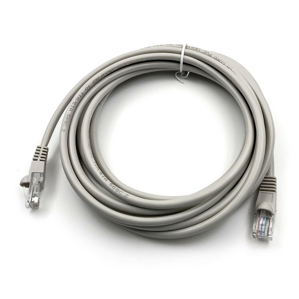 Патч-корд Buro UTP 4 пары cat5E CCA molded RJ-45 5 м, серый