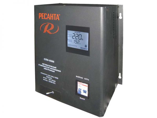 Стабилизатор напряжения Ресанта СПН- 5 500/8300 (8300Вт)